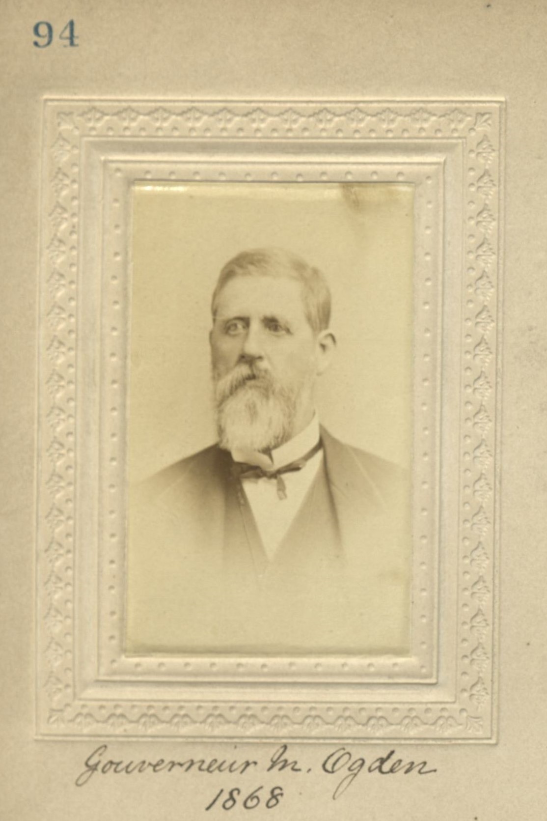 Member portrait of Gouverneur M. Ogden